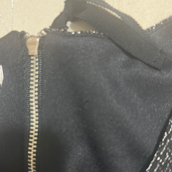 Black Sleeveless Sheath Dress Halter Neckline - Picture 5 of 9